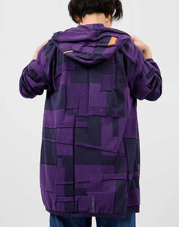 
                  
                    Load image into Gallery viewer, メイズ柄ロングカーディガン / BEH07025WA
                  
                