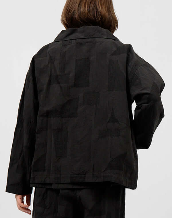 
                  
                    Load image into Gallery viewer, 綿麻柄テーラージャケット / BEH07043WA
                  
                