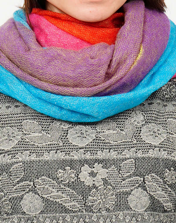 
                  
                    Load image into Gallery viewer, エアリーモヘヤショール / JJT01804WA
                  
                