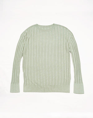 
                  
                    Load image into Gallery viewer, 【予約/10月中旬/12月上旬発送予定】mayuhada silk rib pullover / BDA24501LH
                  
                