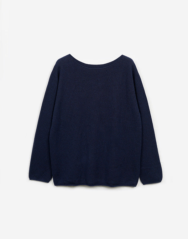 
                  
                    Load image into Gallery viewer, 【予約/10月中旬発送予定】boat neck pullover / BDA24503LH
                  
                