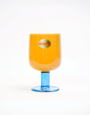 
                  
                    Load image into Gallery viewer, TWO TONE WINE GLASS - Yellow × Blue / 904884243001
                  
                