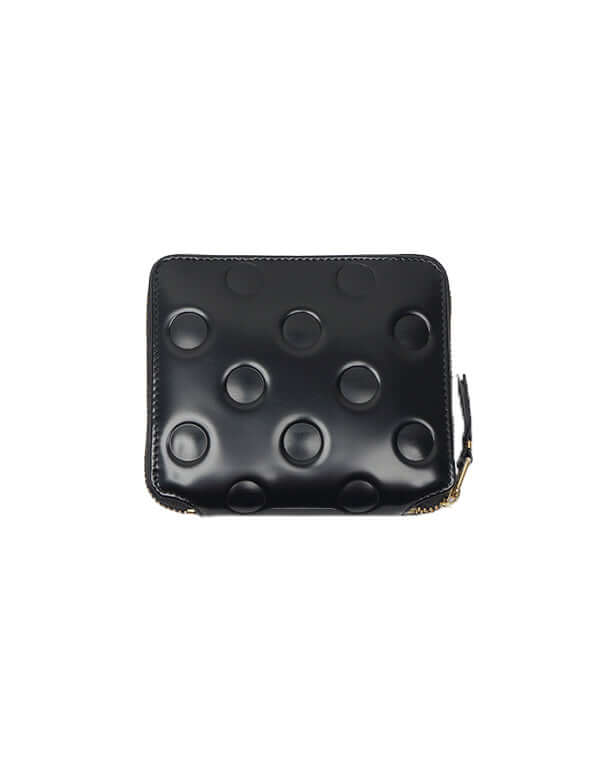 POLKA DOTS EMBOSSED 二つ折りZIP財布 / 349135241006
