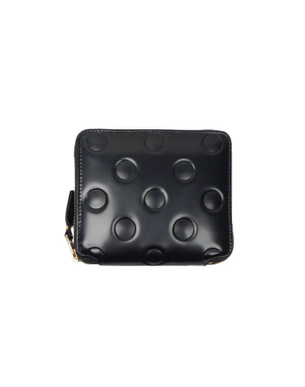 POLKA DOTS EMBOSSED 二つ折りZIP財布 / 349135241006