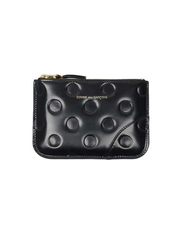 POLKA DOTS EMBOSSED ZIPポーチ / 349135241007