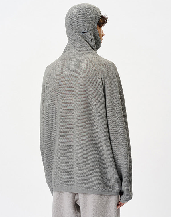 
                  
                    Load image into Gallery viewer, Perforated Wholegarment Knit Top / 301409252001
                  
                