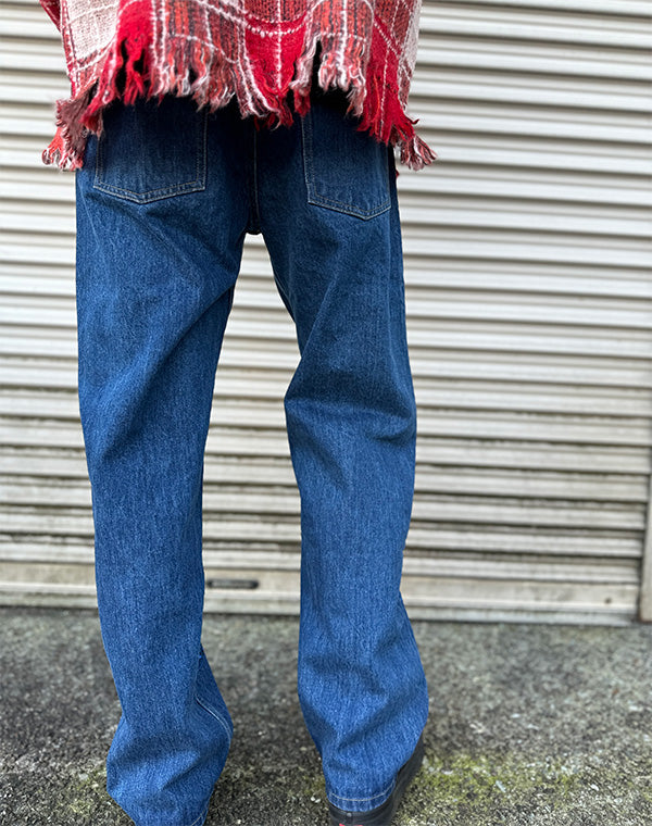 
                  
                    Load image into Gallery viewer, Bandana Embroidery Denim Pants / 315846252001
                  
                