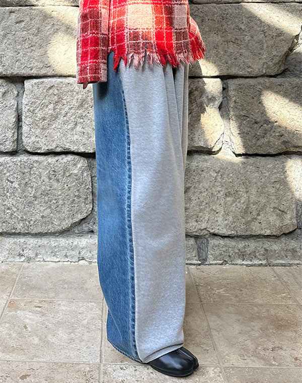 
                  
                    Load image into Gallery viewer, Hybrid Sweat Denim Pants / 311342252001
                  
                