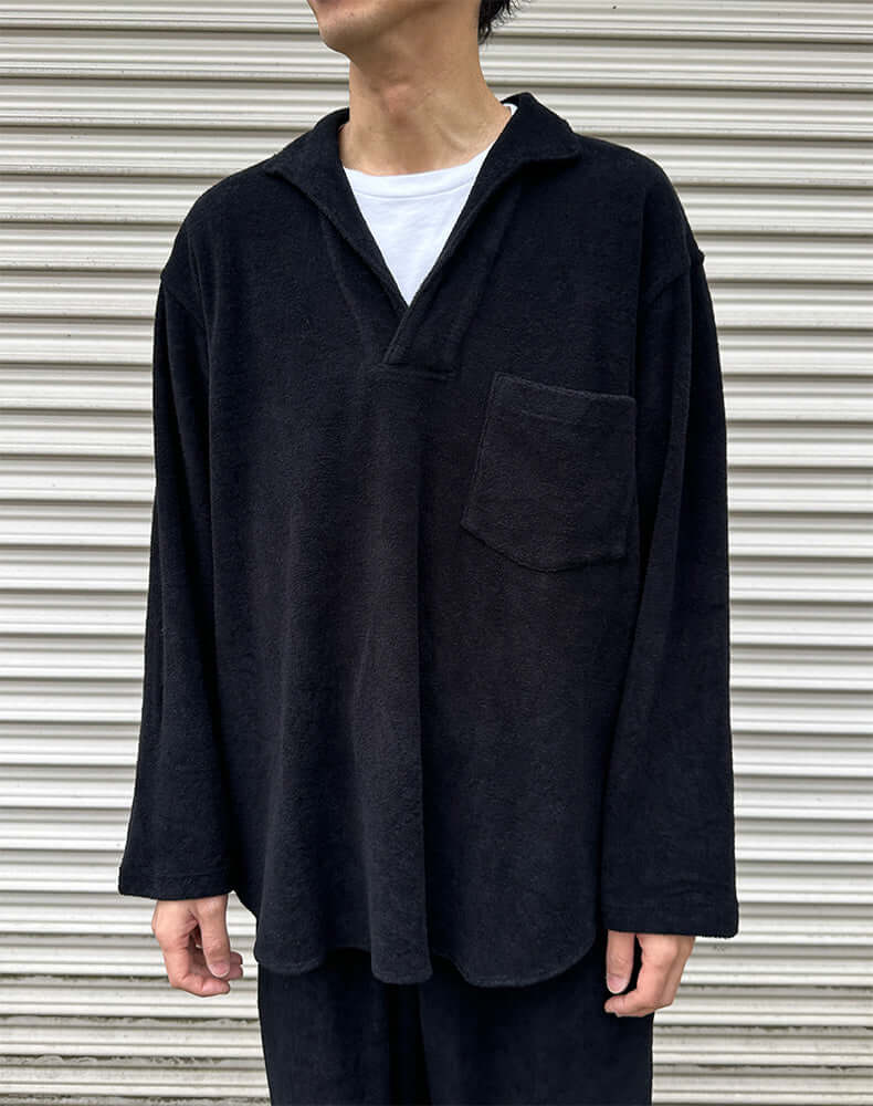 
                  
                    Load image into Gallery viewer, パイル スキッパーシャツ / 312166251001
                  
                