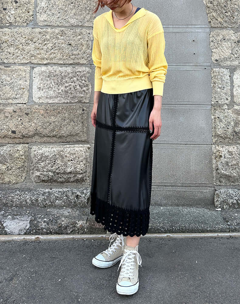 
                  
                    Load image into Gallery viewer, テーラーカラーニット / BEH13012WA
                  
                