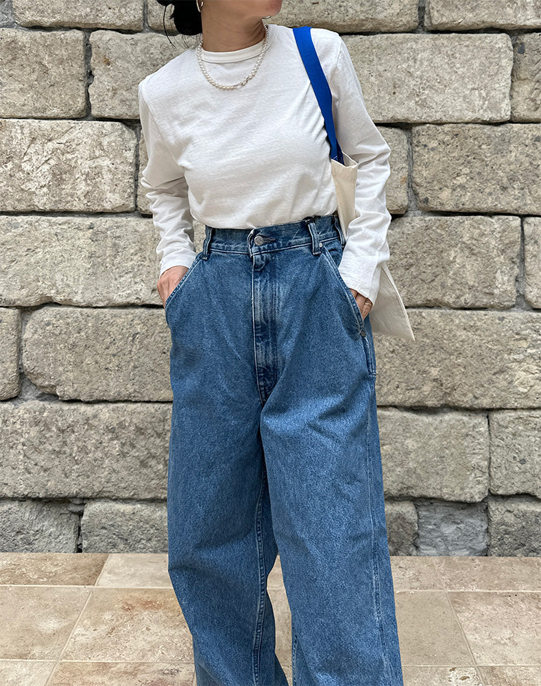 
                  
                    Load image into Gallery viewer, COMPACT LONG TEE / 304136252005
                  
                