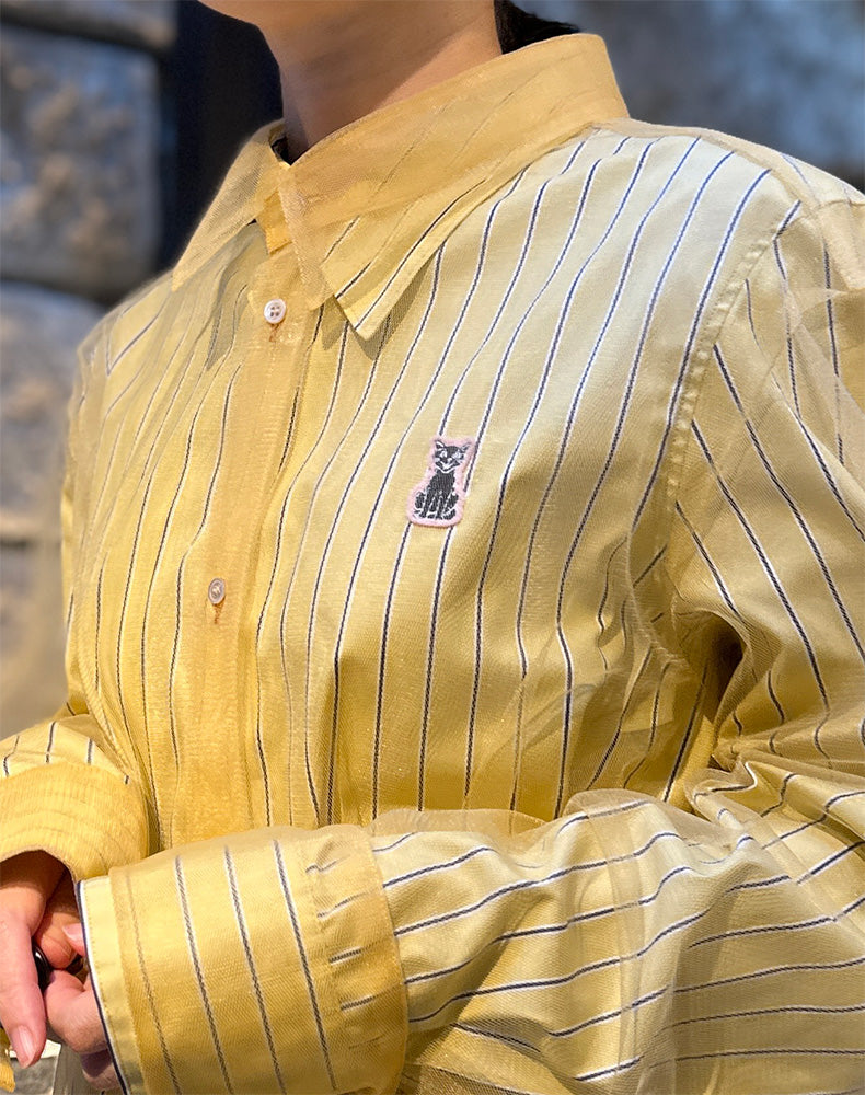 
                  
                    Load image into Gallery viewer, TULLE LAYERED SHIRT / 311297252001
                  
                