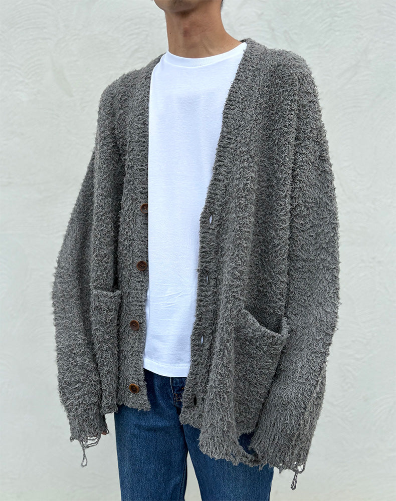 
                  
                    Load image into Gallery viewer, BACKBONE KNIT CARDIGAN / 307175252001
                  
                