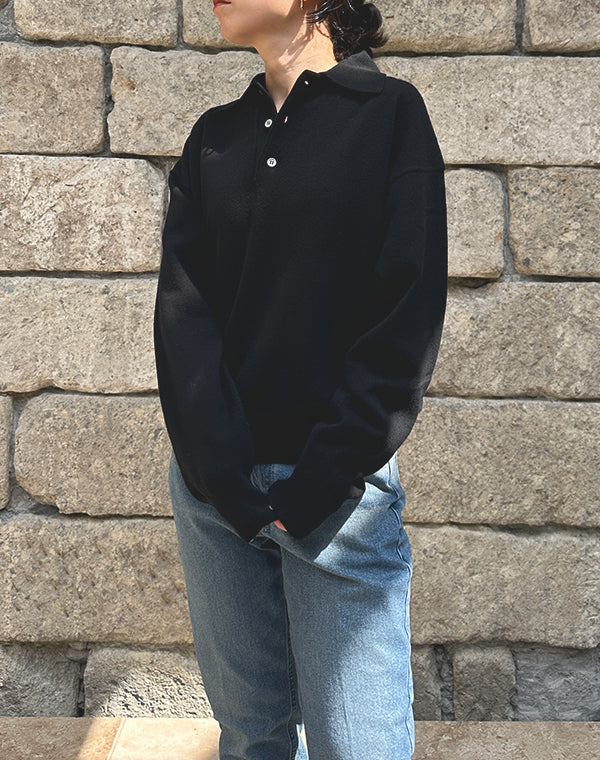 
                  
                    Load image into Gallery viewer, HENRY POLO KNIT / 301136252001
                  
                