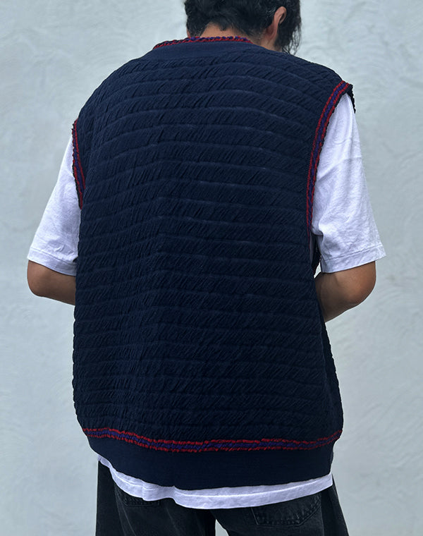 
                  
                    Load image into Gallery viewer, Wrinkled School Vest / 310343252001
                  
                