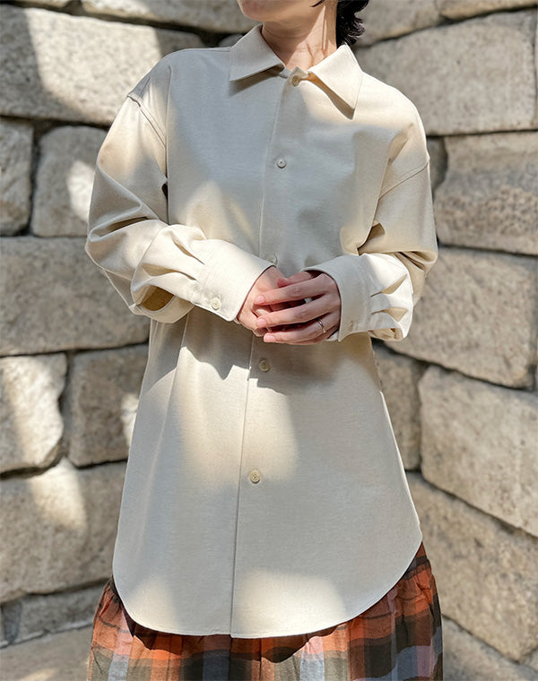 
                  
                    Load image into Gallery viewer, WOOL FULLING FLANNEL SHIRT / 311178252001
                  
                