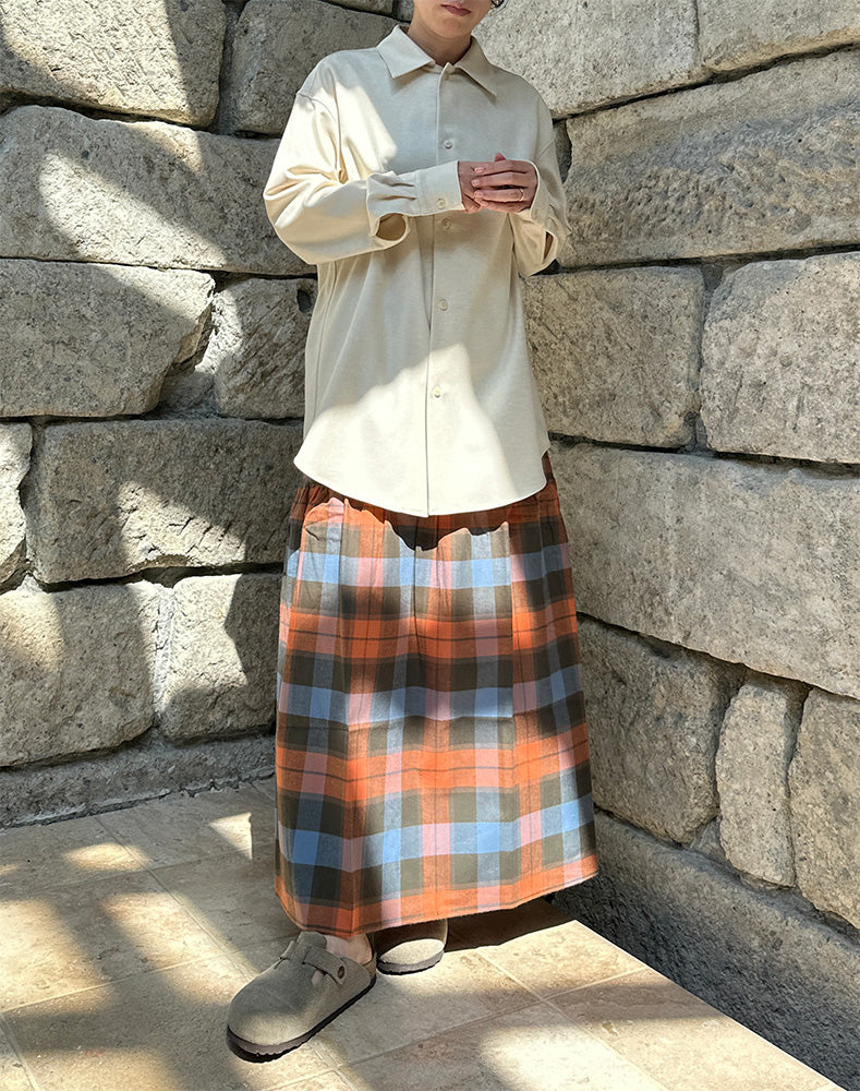 
                  
                    Load image into Gallery viewer, WOOL FULLING FLANNEL SHIRT / 311178252001
                  
                