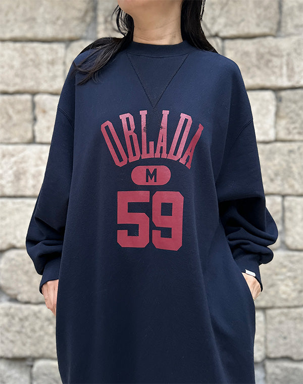 
                  
                    Load image into Gallery viewer, COLLEGE SWEAT DRESS / 303136252001
                  
                