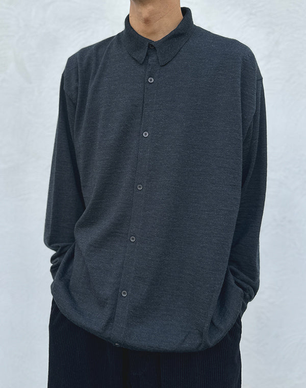 
                  
                    Load image into Gallery viewer, ウール 衿つきカーディガン / 307166252001
                  
                