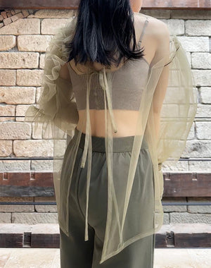 
                  
                    Load image into Gallery viewer, TULLE SHIRT / 307297242001
                  
                