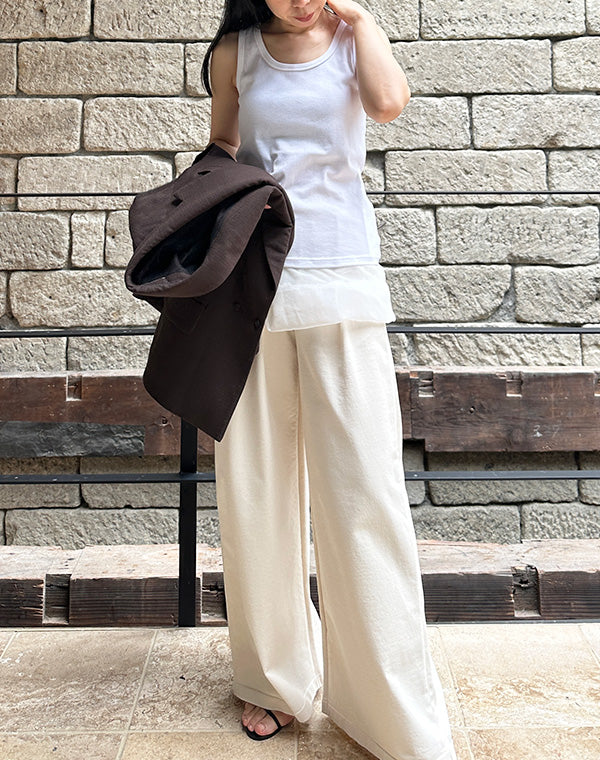 
                  
                    Load image into Gallery viewer, ニットワイドパンツ / BDH13007WA
                  
                