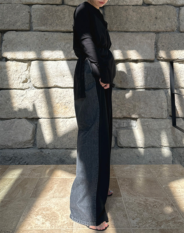 
                  
                    Load image into Gallery viewer, Hybrid Sweat Denim Pants / 311342252001
                  
                