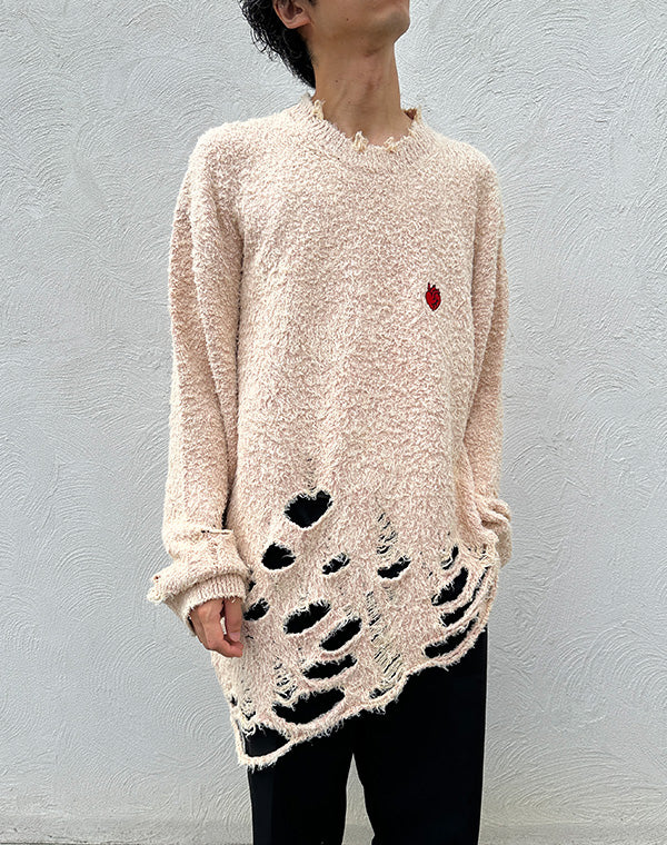 
                  
                    Load image into Gallery viewer, ZOMBIE SILHOUETTE KNIT PULLOVER / 301175242002
                  
                