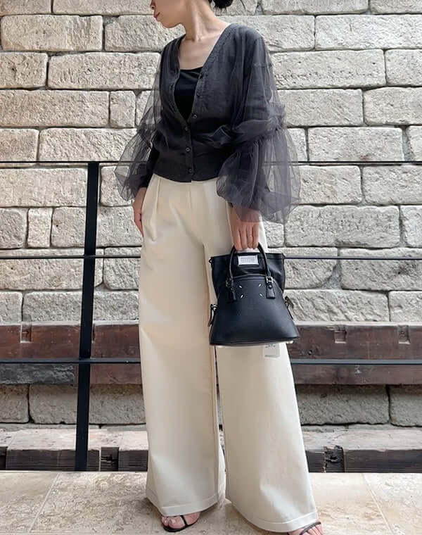 
                  
                    Load image into Gallery viewer, ニットワイドパンツ / BDH13007WA
                  
                