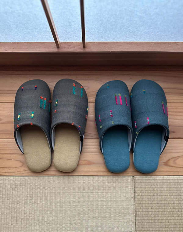 
                  
                    Load image into Gallery viewer, 【再入荷】《ABE HOME SHOES×GEA》綿麻Comfity オリジナルスリッパ - ドビー/ 903483253005
                  
                