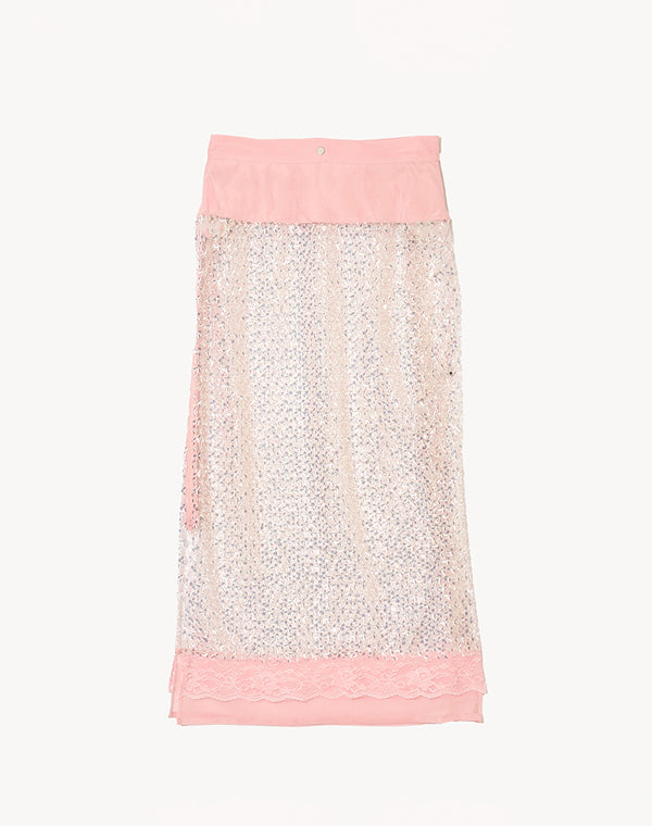 
                  
                    Load image into Gallery viewer, SPANGLE SKIRT / 320297252001
                  
                