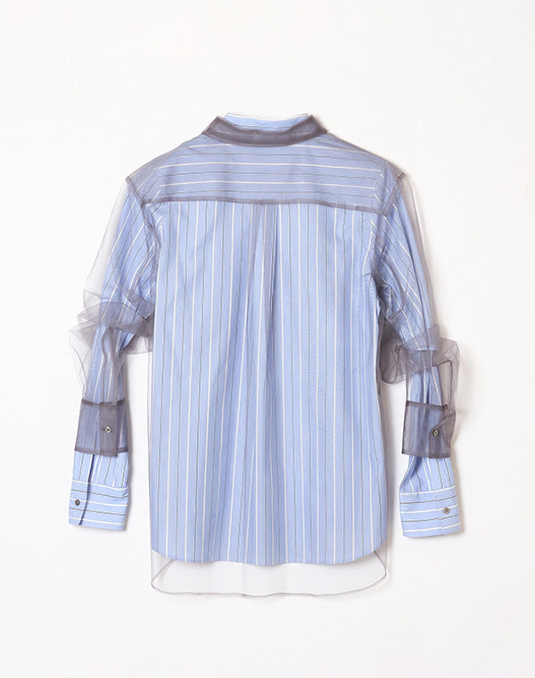 
                  
                    Load image into Gallery viewer, TULLE LAYERED SHIRT / 311297252001
                  
                