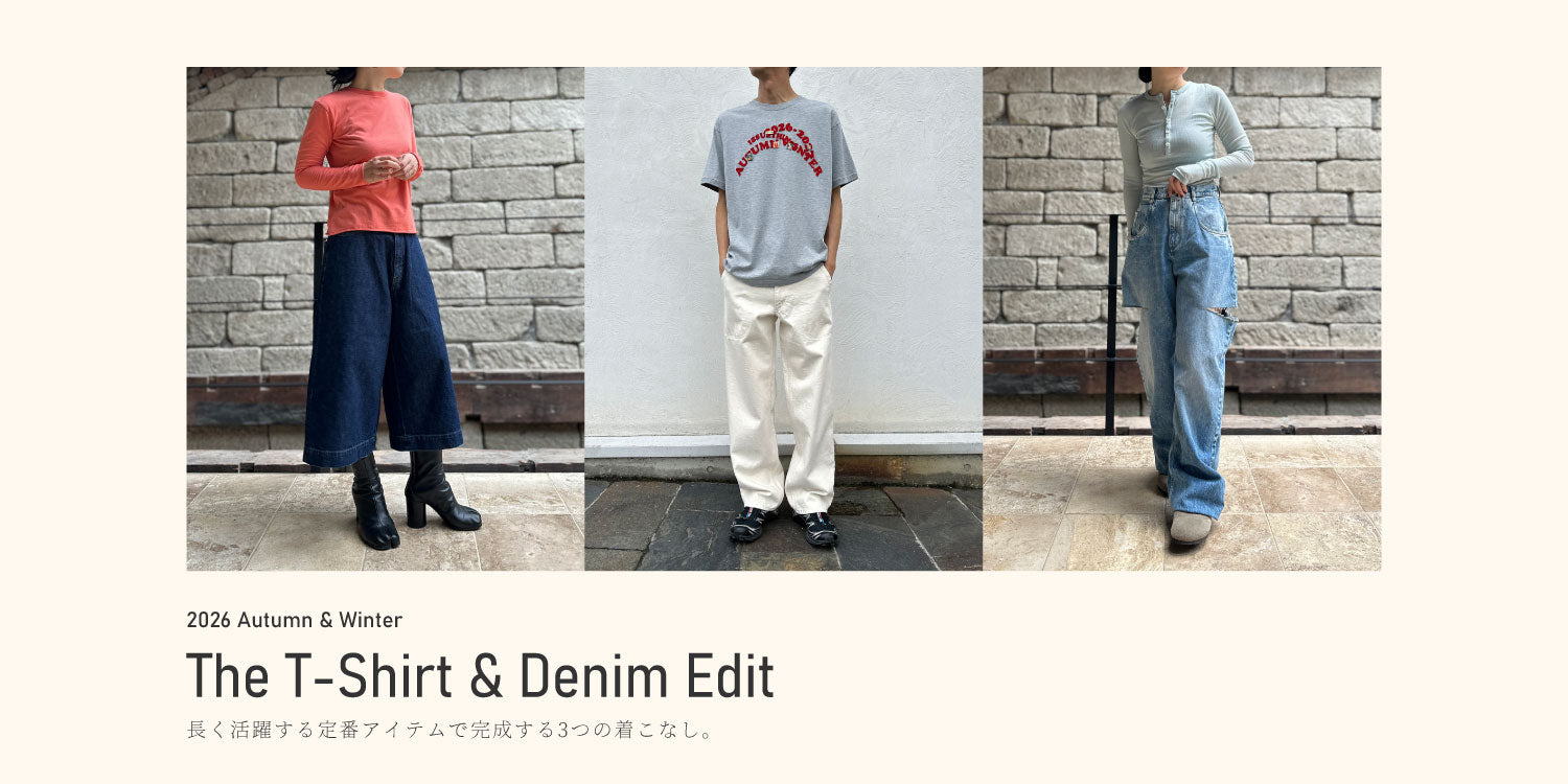 The T-Shirt & Denim Edit - 2026AWのサムネイル画像