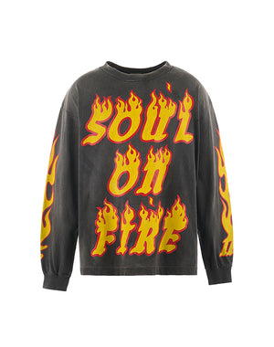 
                  
                    Load image into Gallery viewer, LS TEE / SOUL ON FIRE / 304231242004
                  
                