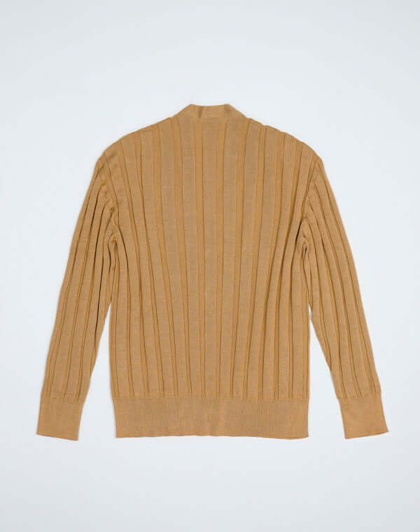 
                  
                    Load image into Gallery viewer, mayuhada silk rib cardigan / BEH24104LH
                  
                