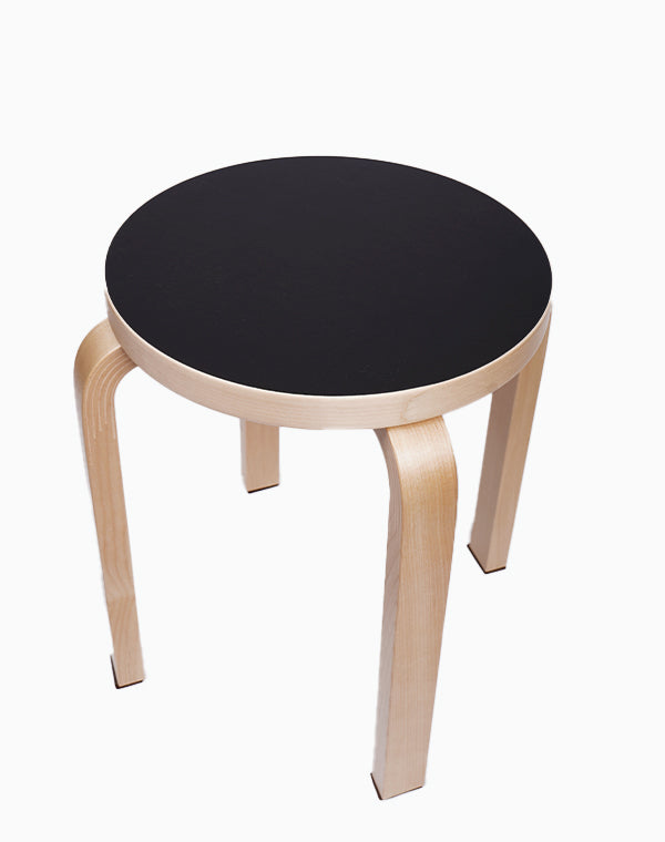 
                  
                    Load image into Gallery viewer, スツール E60 ブラック リノリウム / 901655253001
                  
                