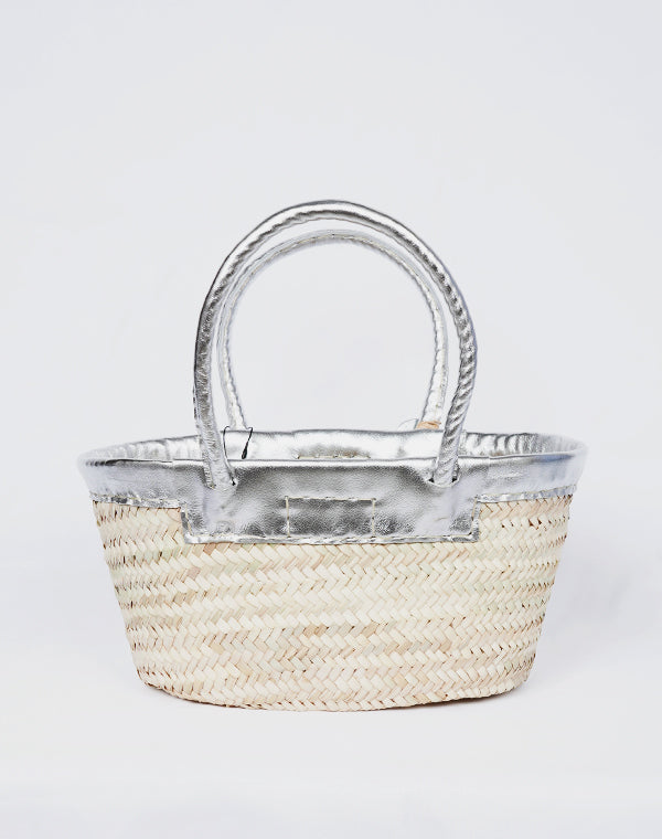 
                  
                    Load image into Gallery viewer, 革縁革手マルシェバスケット coron / 903834253017
                  
                