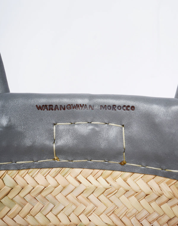 
                  
                    Load image into Gallery viewer, 革縁革手マルシェバスケット coron / 903834253017
                  
                