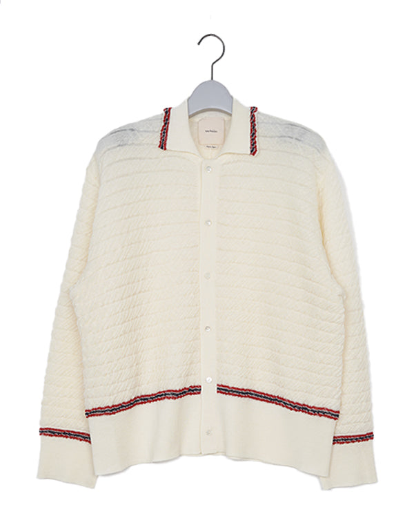 
                  
                    Load image into Gallery viewer, Wrinkled Polo Cardigan / 307343252001
                  
                