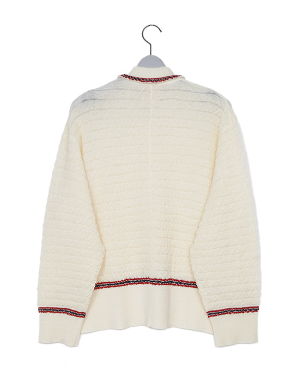 
                  
                    Load image into Gallery viewer, Wrinkled Polo Cardigan / 307343252001
                  
                