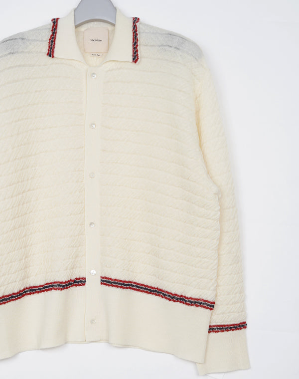 
                  
                    Load image into Gallery viewer, Wrinkled Polo Cardigan / 307343252001
                  
                