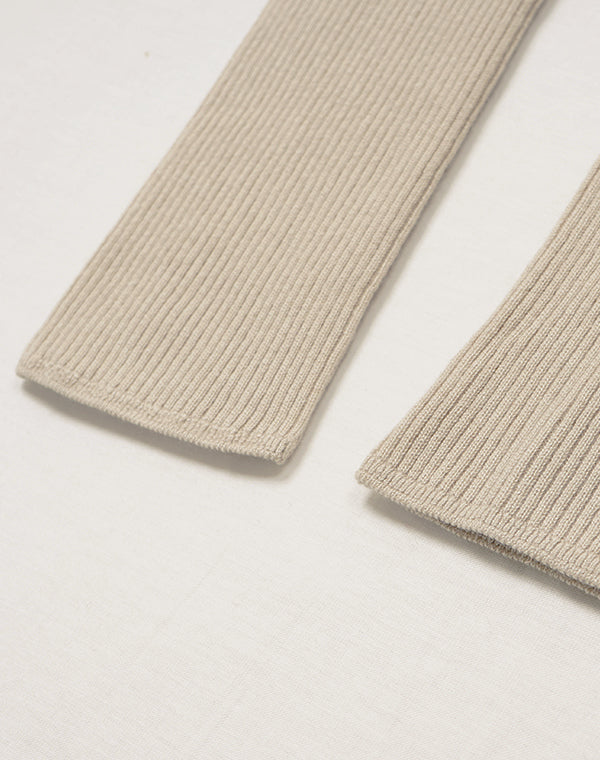 
                  
                    Load image into Gallery viewer, mayuhada silk cashmere rib leggings / BEA24502LH
                  
                