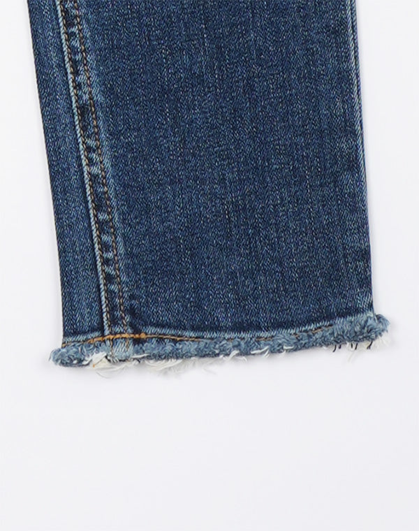 
                  
                    Load image into Gallery viewer, rag &amp;amp; bone - Blue Skinny Denim Distressed Jeans Pants / 401304151003A
                  
                
