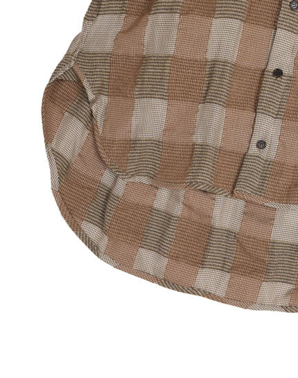 
                  
                    Load image into Gallery viewer, INSCRIRE - Patchwork Check Shirt / 152042202001S
                  
                