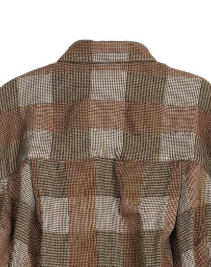 
                  
                    Load image into Gallery viewer, INSCRIRE - Patchwork Check Shirt / 152042202001S
                  
                