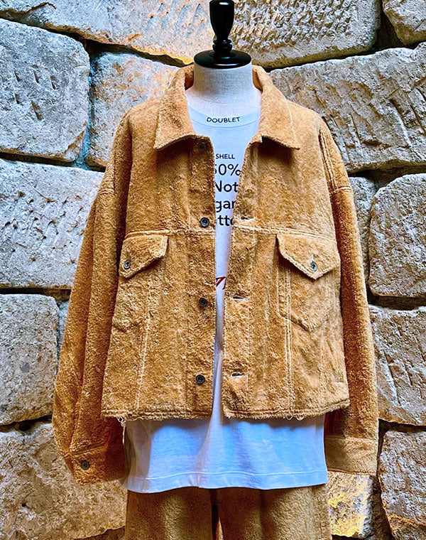 
                  
                    Load image into Gallery viewer, doublet - CUT OFF FUZZY JACKET / 313175222001
                  
                