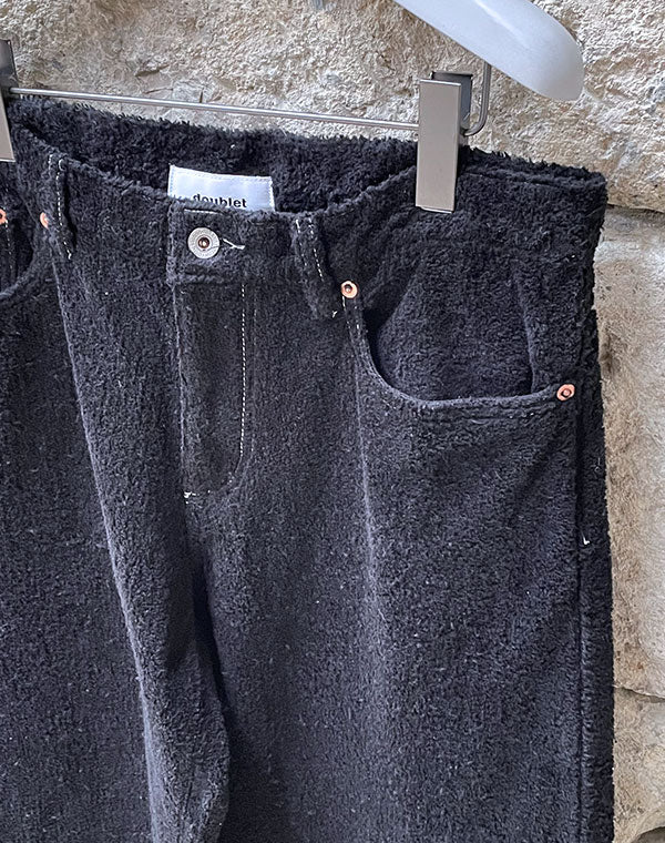 
                  
                    Load image into Gallery viewer, doublet - FUZZY LOW-RISE BUGGY PANTS / 315175222001
                  
                