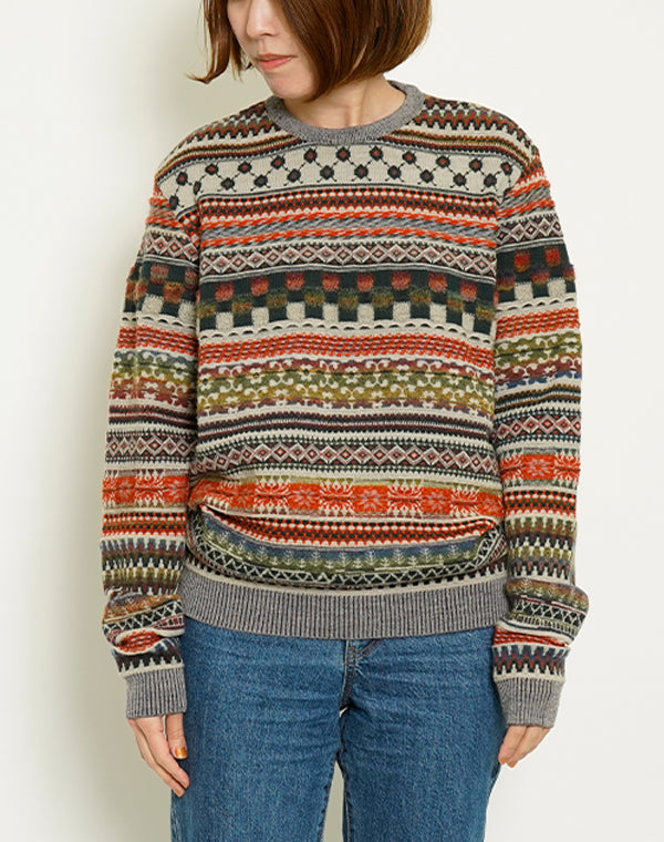 
                  
                    Load image into Gallery viewer, Colourful Mix Jacquard Pullover 2022 / BBF21601UA
                  
                