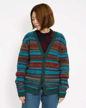 
                  
                    Load image into Gallery viewer, Colourful Mix jacquard Cardigan2022 / BBF21602UA
                  
                