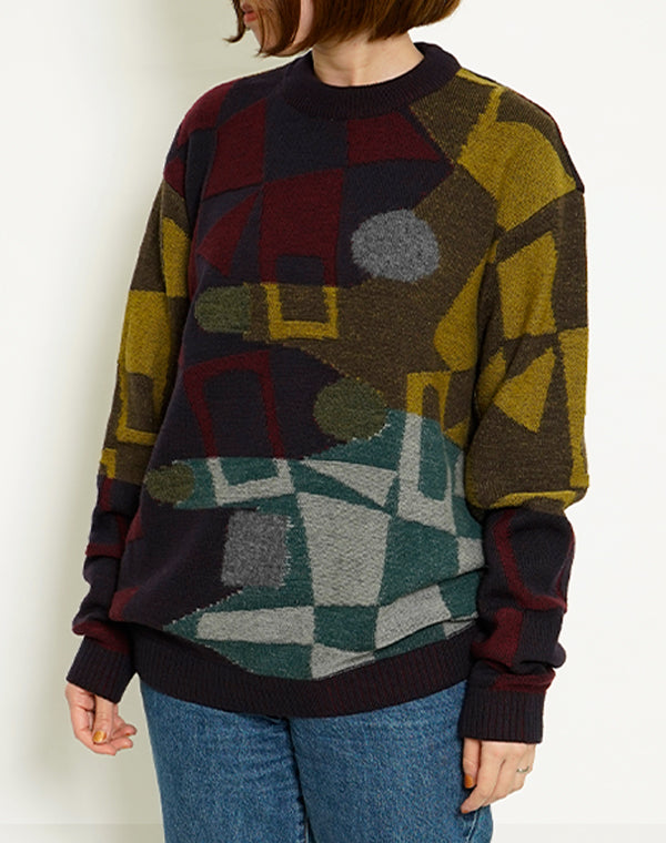 
                  
                    Load image into Gallery viewer, Multi Colour Intarsia Pullover / BBF21605UA
                  
                