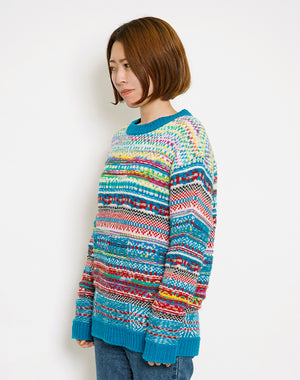 
                  
                    Load image into Gallery viewer, Fancy Jacquard Pullover / BBF21607UA
                  
                